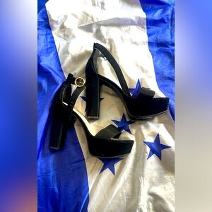 Elegant Black Platform Heels